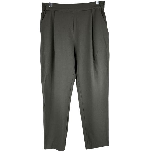 Allsaints Aleida Lightweight Tri Pants Tarmac Green Women's Size 6 New With Tags - Picture 1 of 11